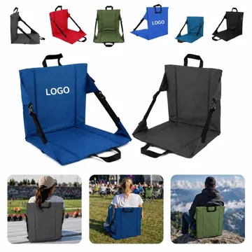Foldable Oxford Stadium Seat Cushion with Carry Handle