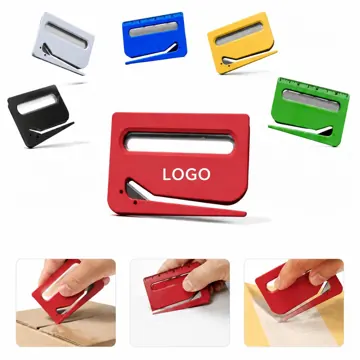 Plastic Letter Opener with Ergonomic Handle for Safe Mail