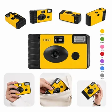 Custom 35mm Disposable Camera, 24 Exposures with Flash