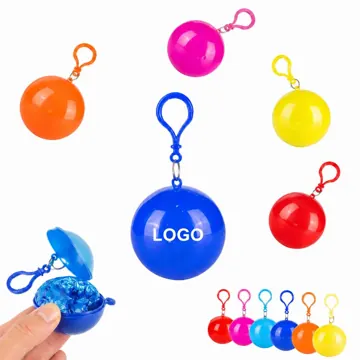 Compact Disposable Raincoat Ball for Travel and Outdoor