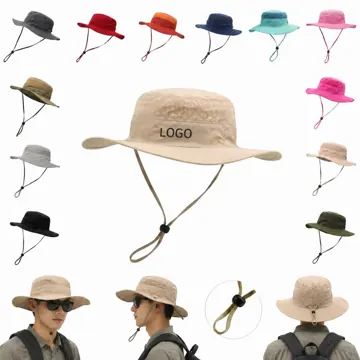 Quick-Dry Wide Brim UV Sun Bucket Hat for Outdoor Activities