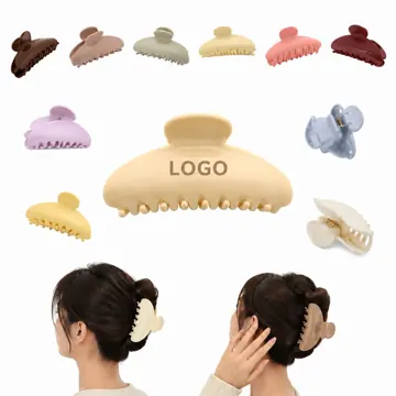 Glossy Hair Claw Clip with Strong Grip for All Hair Types