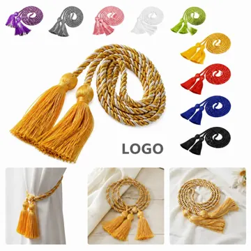 Braided Graduation Cords, Multi-Color Honor Ribbon