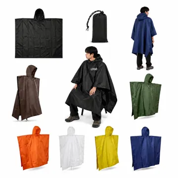 Adult Poncho Raincoat Waterproof Lightweight for Travel