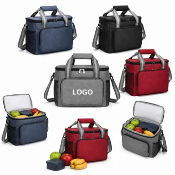 Large Insulated Lunch Tote with Leak-Resistant Lining