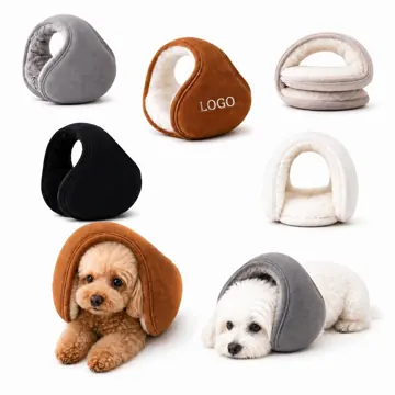 Unisex Plush Earmuffs with Adjustable Headband for Winter