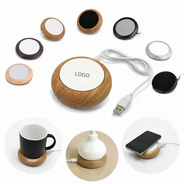 USB-Powered Beverage Warmer Portable Heat-Conductive Mug