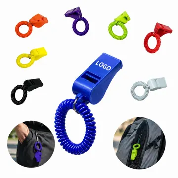 Colorful Loud Plastic Whistle for Kids Outdoor Games