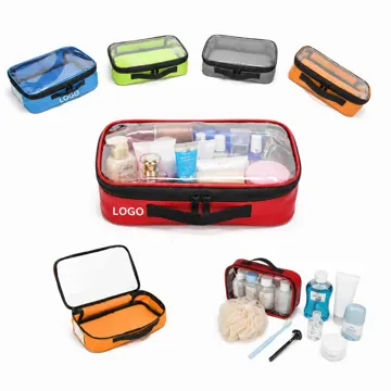 Clear Waterproof Cosmetic Toiletry Bag for Travel