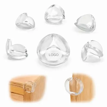 Clear PVC Corner Protectors for Baby Safety Furniture