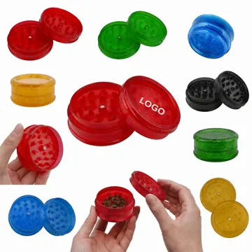 Mini Plastic Herb Grinder with Sharp Teeth for Fine Grinding