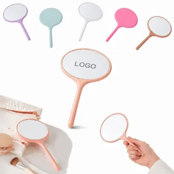 Portable Makeup Mirror with Durable Plastic Frame