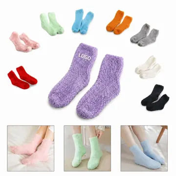 Cozy Fluffy Slipper Socks for Warm Winter Indoor Comfort