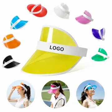 Breathable Clear Brim Sun Visor for Outdoor Activities