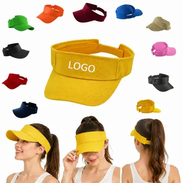 Breathable Sport Sun Visor with Adjustable Strap