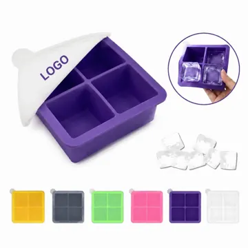Flexible Food-Grade Silicone Ice Trays for Easy Release