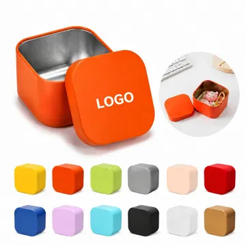 Sealed Mini Tin Container with Secure Lid for Pills, Beads
