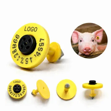 134.2kHz RFID Cattle Ear Tags for Livestock Tracking