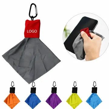Patchwork Microfiber Cleaning Cloth Eyeglass Pouch