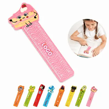 Custom Shaped PVC Ruler Bookmark Promotional Gift