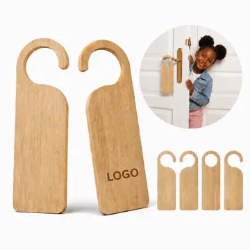 Customized Wood Door Hanger Sign for Office Privacy