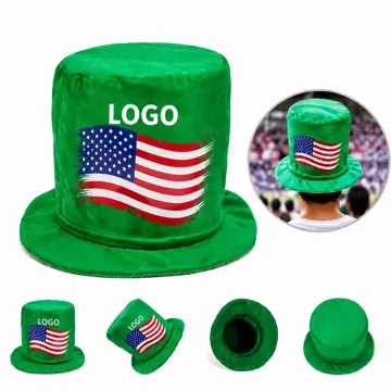 Customizable World Cup Cheering Hat with Patch Space