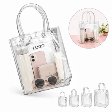 Customizable PVC Tote Bag with Water-Resistant Design