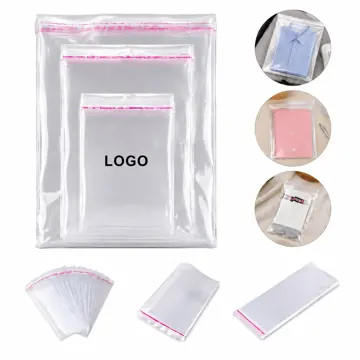 Clear OPP Self-Sealing Bags Multi-Size for Gifts and Storage