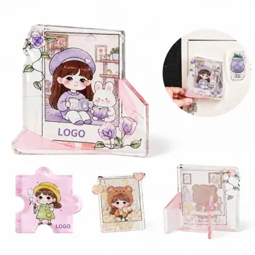 Clear Acrylic Magnets for Fridge, Transparent Decorative