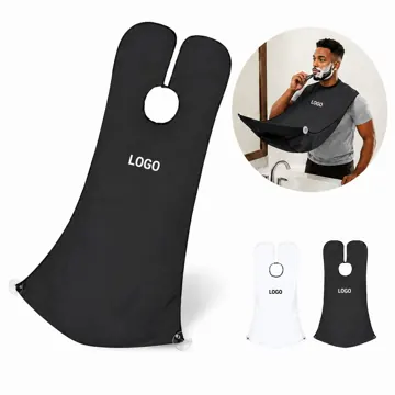 Men's Beard Shaving Bib Apron with Snap Fasteners