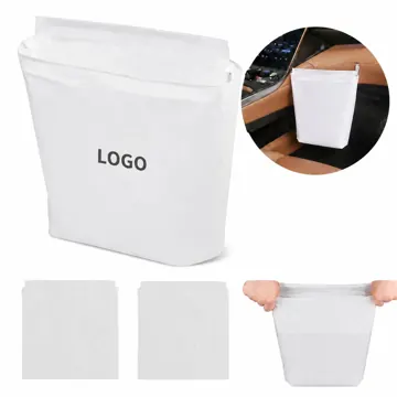 Self-Standing Vomit Bag with Strong Adhesive Backing