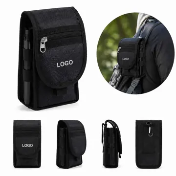 Durable Oxford Nylon Phone Pouch with Clip for Outdoor Carry