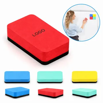 Magnetic Dry Erase Eraser with Soft Felt Pad for Whiteboards
