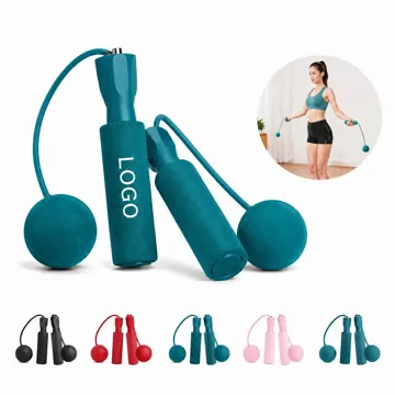 Cordless Jump Rope with Weighted Handles for Cardio