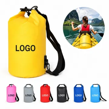 3L Waterproof Dry Bag with Roll-Top and Shoulder Strap