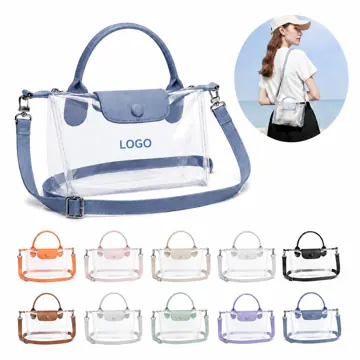 Transparent PVC Waterproof Tote Bag for Daily Use