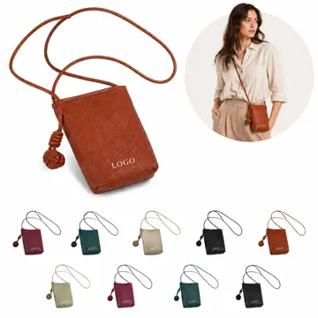 Embossed PU Leather Mini Crossbody Bag with Magnetic Closure