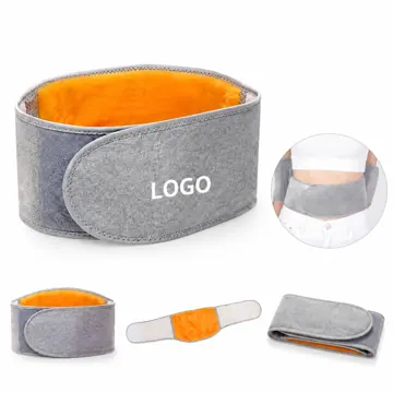 Plush Warm Waist Support Belt with Adjustable Compression