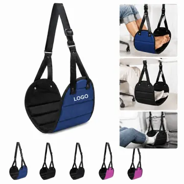 Adjustable Travel Footrest Hammock for Airplane, Car, Desk