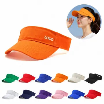 Cotton Hollow Top Sun Hat for Outdoor Sports Visor