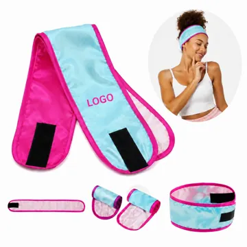 Adjustable Satin Hair Band, Non-Slip Soft Headband