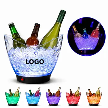 LED Color-Changing Ice Bucket for Parties and Events