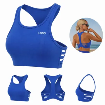 Padded High-Impact Sports Bra with Racerback for Intense