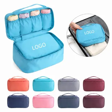 Oxford Fabric Underwear Organizer with Multi-Compartment
