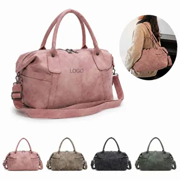 Retro PU Tote Bag Commuter Style with Detachable Strap