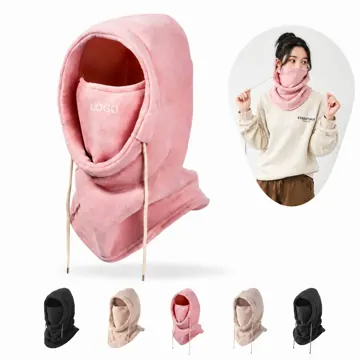 Windproof Double-Layer Fleece Cycling Head Cover