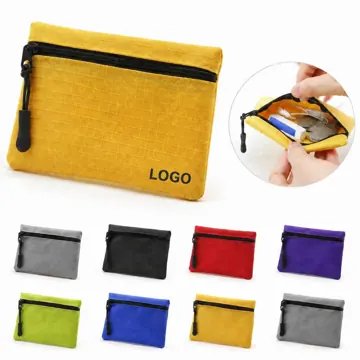 Oxford Cloth Mini Zipper Coin Purse for Coins and Bills