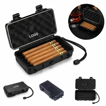 Crushproof Travel Cigar Case with Humidity Control