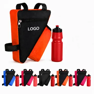 Waterproof Triangle Bike Bag with Bottle Holder