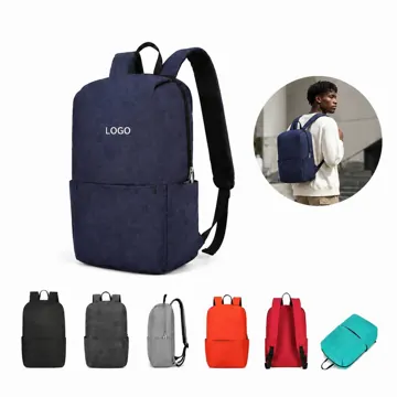 Lightweight Oxford Backpack with Mesh Side Pockets